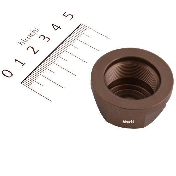 【メーカー在庫あり】 HT0803T ハリケーン ステムナット チタンアルマイト 14年 CBR250R HD店 | ホンダ | 01