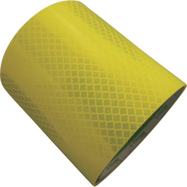 HTP-90LY HTP90LY 日東エルマテリアル(株) 日東エルマテ 高輝度プリズム反射テープ(蛍光色)90mmX5M レモンイエロー HD店