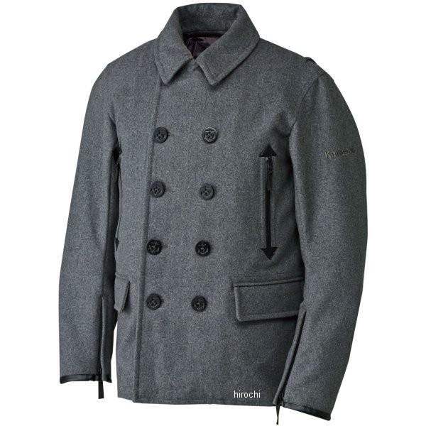 J8001-2752 J80012752 カワサキ純正 秋冬モデル カワサキライディングピーコート グレー LLサイズ HD店