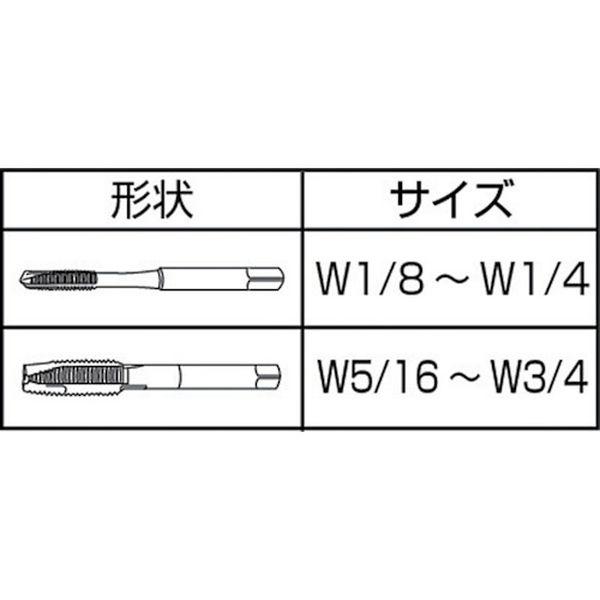 【メーカー在庫あり】 JET-3/4W10 JET34W10 (株)イシハシ精工 IS ジェットタップ(ポイントタップ) ウィットねじ 3/4W10 HD店の画像