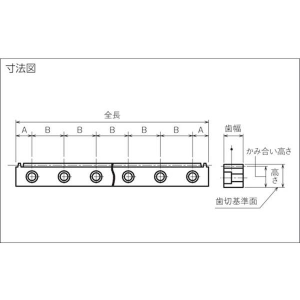 TRUSCO中山 【メーカー在庫あり】 KFH6-1000 KFH61000 片山チエン(株