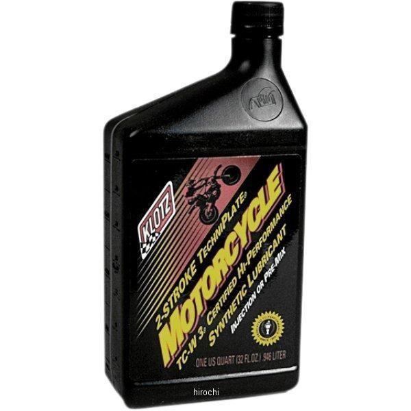 【USA在庫あり】 KL302 クロッツ KLOTZ 半化学合成 2スト エンジンオイル Techniplate TC-W3 1クウォート(946ml) HD店 | 
