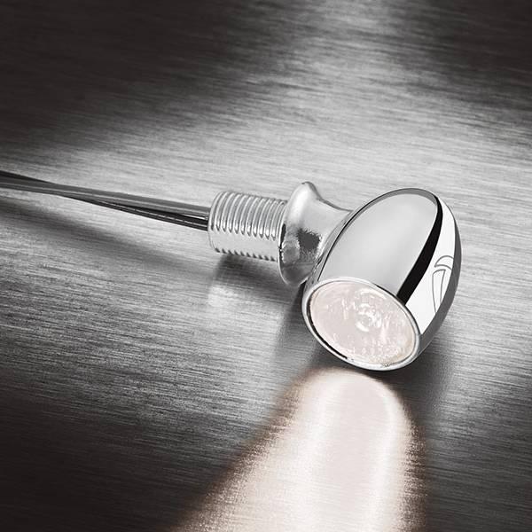 KM1-154-120 ケラーマン Kellermann Bullet Atto WL/バレット アトー WL クローム/クリアー ホワイト 1個売り HD店_1