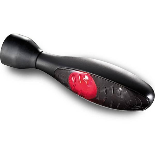 KM143-100 ケラーマン Kellermann micro 1000 DF Dark/ マイクロ 1000 DF ダーク マットブラック/スモーク アンバー/赤 1個売り HD店の画像