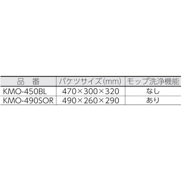 【メーカー在庫あり】 KMO-17 アイリスオーヤマ(株) IRIS 回転モップ専用モップ オレンジ HD｜hirochi2｜02