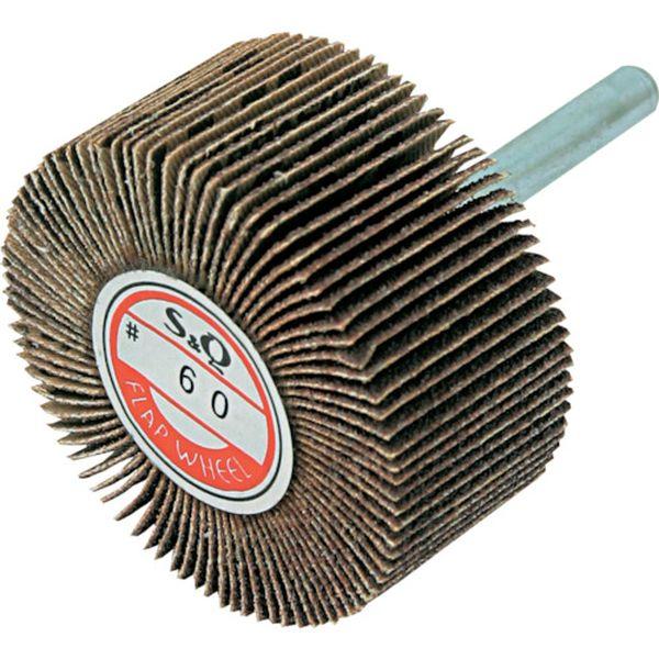 KN5025-100 KN5025100 (株)ムラコ MURAKO 軸付フラップ(金具無し) 外径50幅25軸径6 100＃ 10個入り HD店