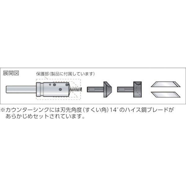 【メーカー在庫あり】 KP04-320-14 KP0432014  ノガ・ジャパン(株) NOGA K2〜K5内外径カウンターシンク90°内径用ブレード刃先14°HSS HD店｜hirochi2｜02