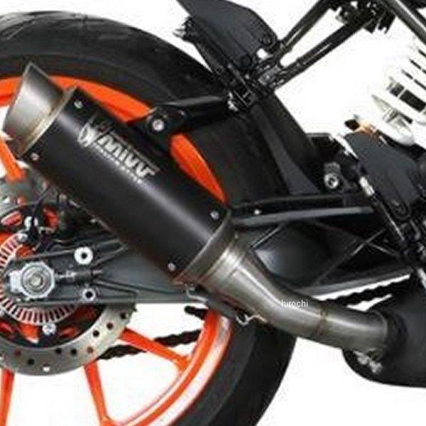 KT.025.LXBP ミヴ Mivv スリップオンマフラー GP PRO 21年 KTM 125DUKE ブラックステンレス HD店