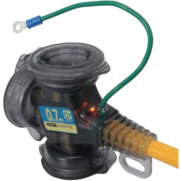 MEC-07BR MEC07BR  (株)マーベル マーベル 過負荷付漏電遮断器延長コード 0.7M 【USB-C】 HD店