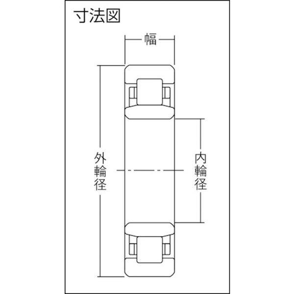 【メーカー在庫あり】 NJ217 NTN(株) NTN 円筒ころ軸受 HDの画像