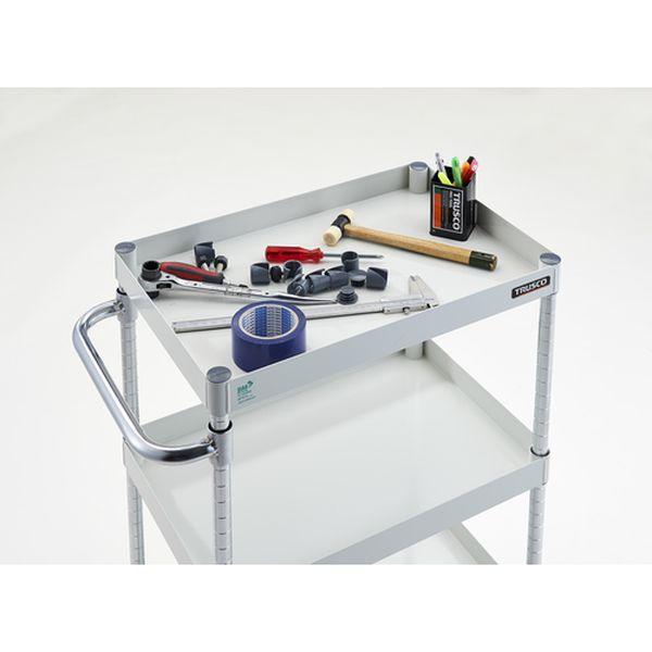 【メーカー在庫あり】 PEW-1293-W PEW1293W  ツールワゴン フェニックスワゴン 省音 900X600XH1200 3段 ホワイト HD店_4
