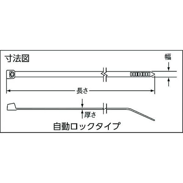 【メーカー在庫あり】 PLT2S-M109 PLT2SM109 パンドウイットコーポレーション パンドウイット ポリプロピレン結束バンド (1000本入) HD店_3