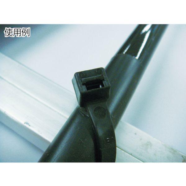 【メーカー在庫あり】 PLT9LH-C0 PLT9LHC0  ナイロン結束バンド 耐候性黒(100本入)幅7.6厚さ1.9mm HD店の画像