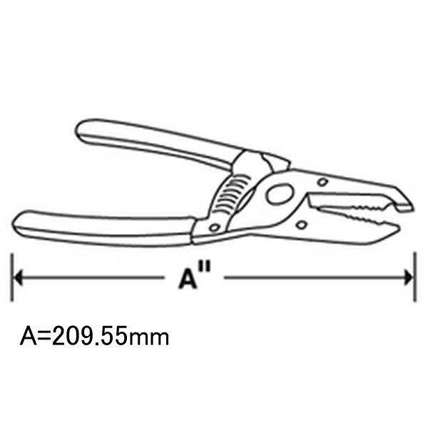 【USA在庫あり】 PWC28A スナップオン Snap-on ブルーポイント ワイヤーストリッパー/カッター/クリンパー/ボルトカッター 長さ 8-1/4インチ HD店 |  | 02