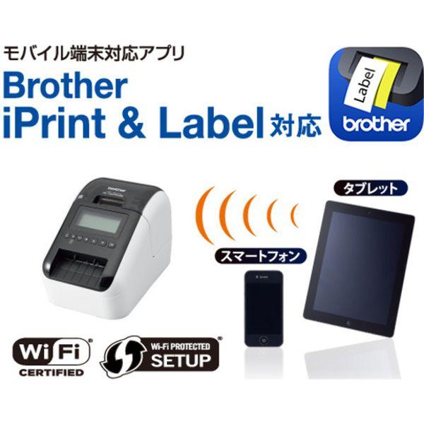 【メーカー在庫あり】 QL-820NWBC QL820NWBC  ブラザー工業(株) ブラザー 2インチ感熱ラベルプリンター”QL820NWBc” HD店の画像