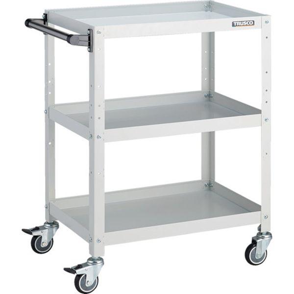 RBW-863HU RBW863HUW トラスコ中山(株) TRUSCO ラビットワゴン 600X400 ハンドル付 ウレタン車輪 W色 HD店