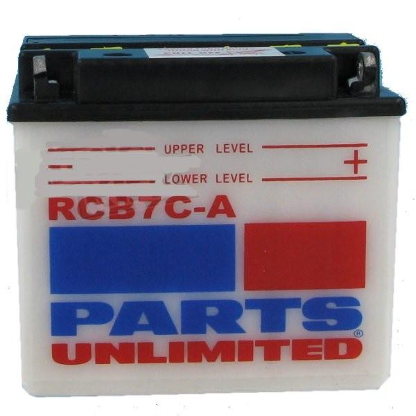 【USA在庫あり】 RCB7CA パーツアンリミテッド Parts Unlimited 液別 耐久バッテリー 開放型 12V YB7C-A HD店
