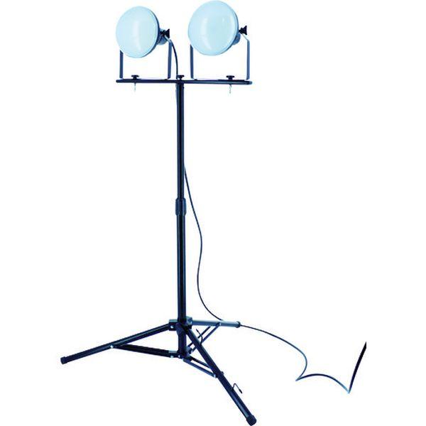 【メーカー在庫あり】 RTLE-510-SK2 RTLE510SK2 トラスコ中山(株) TRUSCO LED投光器 DELKURO 三脚タイプ 2灯 50W 10m HD店の画像