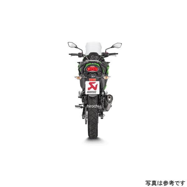 【メーカー在庫あり】 S-K3SO2-HZTJPP アクラポビッチ AKRAPOVIC スリップオンマフラー ヘックス E4仕様 JMCA対応 17年以降  ヴェルシス250X チタン HDの画像
