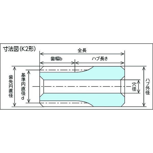 【メーカー在庫あり】 S80BP120B-0505 S80BP120B0505  フードコンタクト 青POM ギヤシリーズ 平歯車 歯数120 形状B1 HD店の画像