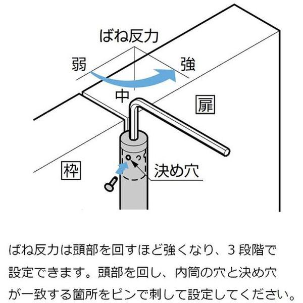 【メーカー在庫あり】 SA120-5314-01 SA120531401 スガツネ工業(株) スガツネ工業 (170090810)SA120-5314-01スプリング丁番 HD店の画像