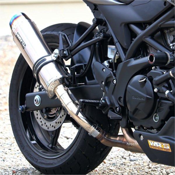 SV650　WR’S ダブルアールズ SS-OVALタイプ スリップオンマフラー WR'S（ダブルアールズ） WR'S SS-OVAL ソリッドタイプ スリップオン