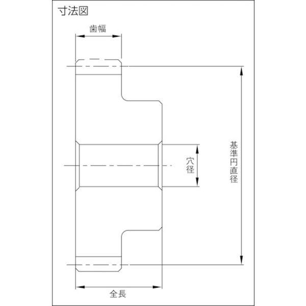 【メーカー在庫あり】 SSG2-50 SSG250  小原歯車工業(株) KHK 歯研平歯車 並歯 HD店の画像