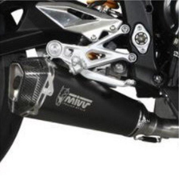 T.019.LDRB-R ミヴ Mivv スリップオンマフラー DELTA 17年-21年 トライアンフ Street Triple R ブラックステンレス HD店