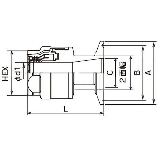 【メーカー在庫あり】 TC3-FS15-1S ホース継手(フェルール) トヨコネクタ TC3-FS型 適合ホース15ミリ 継手規格1S TC3-FS15-1S HD店