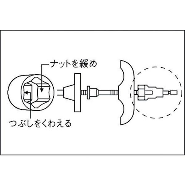 【メーカー在庫あり】 TEFT-21 トラスコ中山(株) TRUSCO 電動ドライバーソケット アイビー取付用 21mm HD｜hirochi2｜02