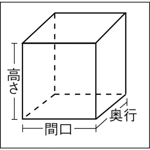 【メーカー在庫あり】 TPC-B-2 TPCB2  トラスコ中山(株) TRUSCO パレットカバー1300×1300×1200 ベルト付 HD店の画像