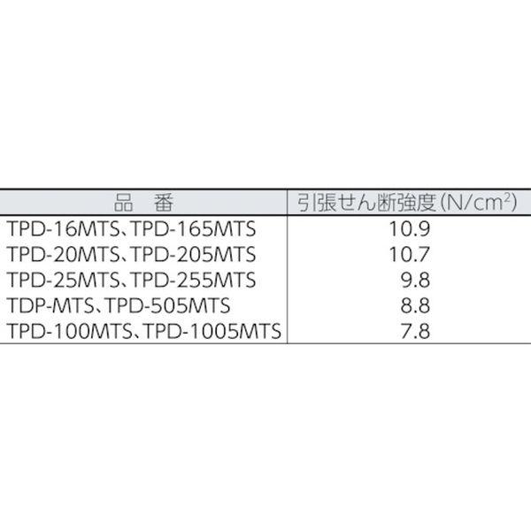 【メーカー在庫あり】 TPD-505MTS-BK TPD505MTSBK  マジックテープ［［R下］］弱粘着タイプ50mmX5m黒(1巻＝1セット) HD店の画像