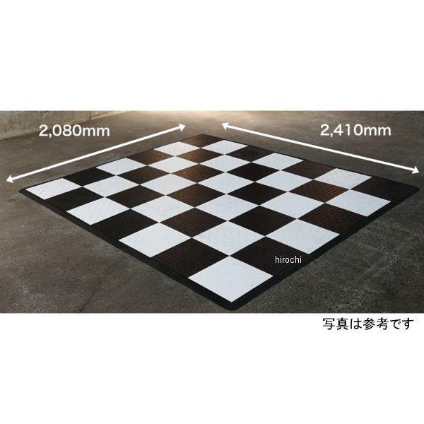 【メーカー在庫あり】 TECTILE-GARAGE0003-LGR-BL テックタイル TECTile Bike-2セット 2,080mm×2,410mm ライトグレー/青 HD店の画像