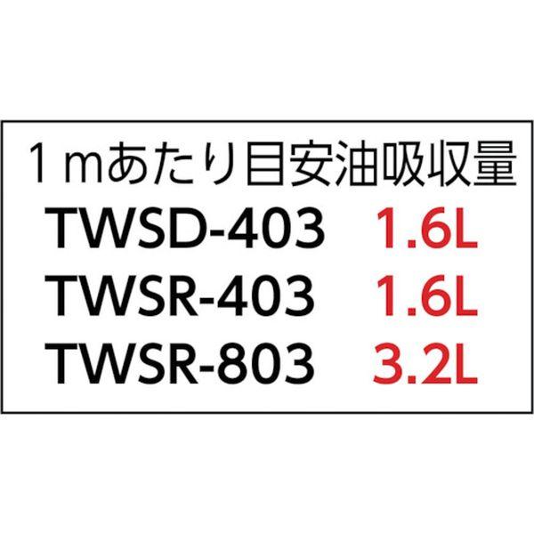 【メーカー在庫あり】 TWSR-403 TWSR403 トラスコ中山(株) TRUSCO 油吸収シート 油・水兼用(ロール) 400MM×30M×3MM HD店の画像