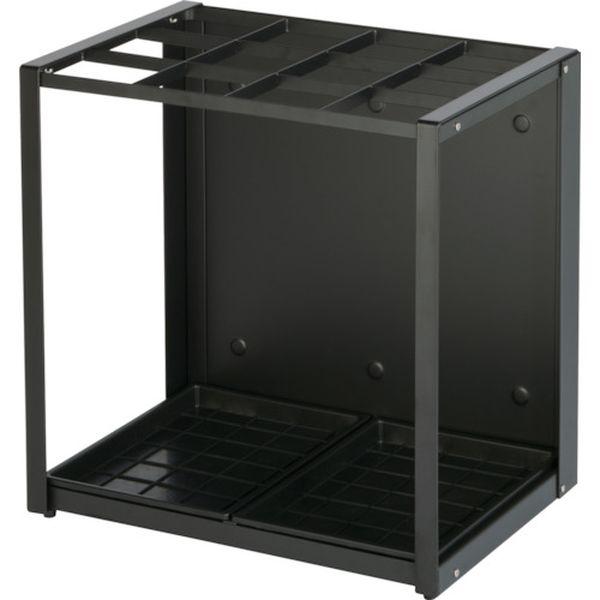 【メーカー在庫あり】 UB-299-036-7 UB2990367  (株)テラモト テラモト パネル傘立36 ブラック HD店の画像