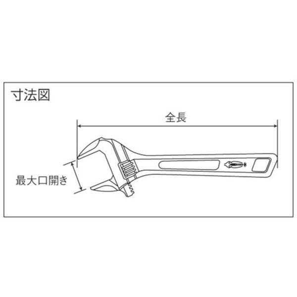 【メーカー在庫あり】 UM46B (株)ロブテックス エビ ハイブリットモンキスケルトン ブルー 300mm HD｜hirochi2｜03