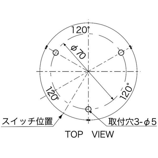 【メーカー在庫あり】 VL11B-003AR VL11B003AR (株)日惠製作所 NIKKEI ニコカプセル VL11B型 LED回転灯 118パイ 赤 HD店の画像