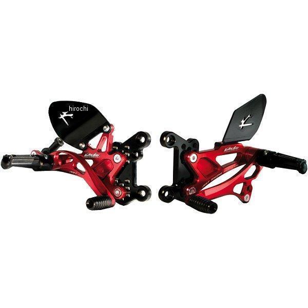 VMC-PES65 バルターモト Valter Moto バックステップ ストリート ポジション変更可 06年-10年 GSX-R750、GSX-R600 タイプ2.5 レッド HD店