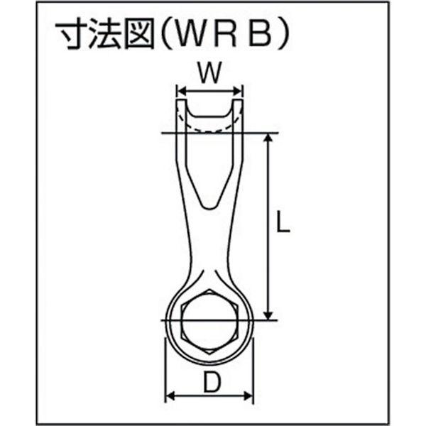 【製造会社店卸し資産あり】 WRB-20 WRB20  関西産業(株) KANSAI 軽さ型ワイドシャックル バウタイプ WRB 20t用 固定ディスク店