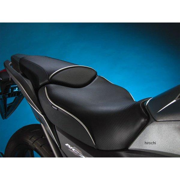 WS-632F-19 サージェント Sargent シート フロント CarbonFX NC750X、NC700X パイピング:黒 HD店_1