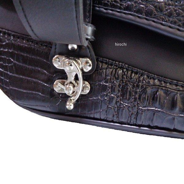 YS-201C クロス Xross サドルバッグ SADDLE SINGLEシリーズ ブラッククロコダイル HD店 | ブランド登録なし | 02