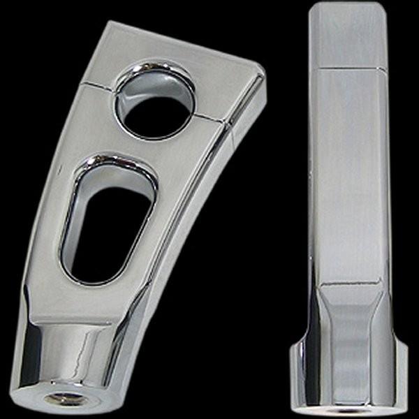 001503 ネオファクトリー 4インチ スロッテッド カスタムライザー クローム 左右ペア SP店