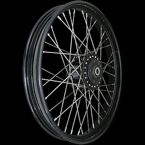 【メーカー在庫あり】 011139 ネオファクトリー フロントホイール 21×2.15インチ 78年-83年 XL・ダイナ用 ブラック SP店