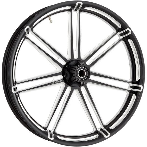 【USA在庫あり】 0201-2233 アレンネス Arlen Ness フロントホイール 21X3.5 7バルブ 08年-21年 FLH ABS有り/デュアル 黒 SP店