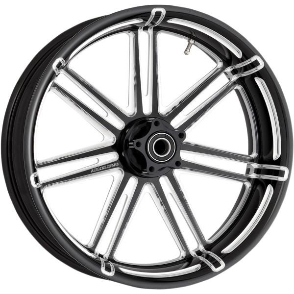 【USA在庫あり】 0202-2130 アレンネス Arlen Ness リアホイール 18X5.5 7バルブ 08年-21年 FLH ABS有り/シングル 黒 SP店