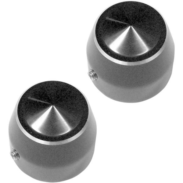 【USA在庫あり】 0214-0824 アクトロニクス Accutronix フロント アクスル キャップ 00年-07年 ハーレー エリート 黒 SP店