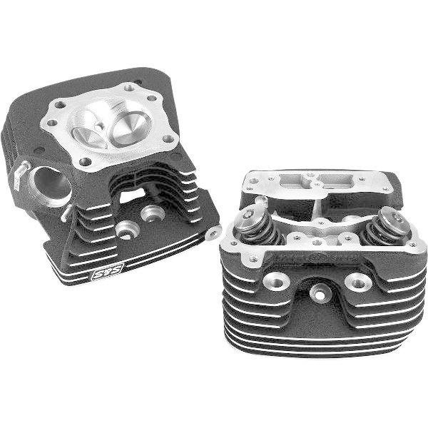 【メーカー在庫あり】 106-3240 S\u0026S スーパーストック シリンダーヘッドキット ローコンプ ツインカム Wブラック SP店