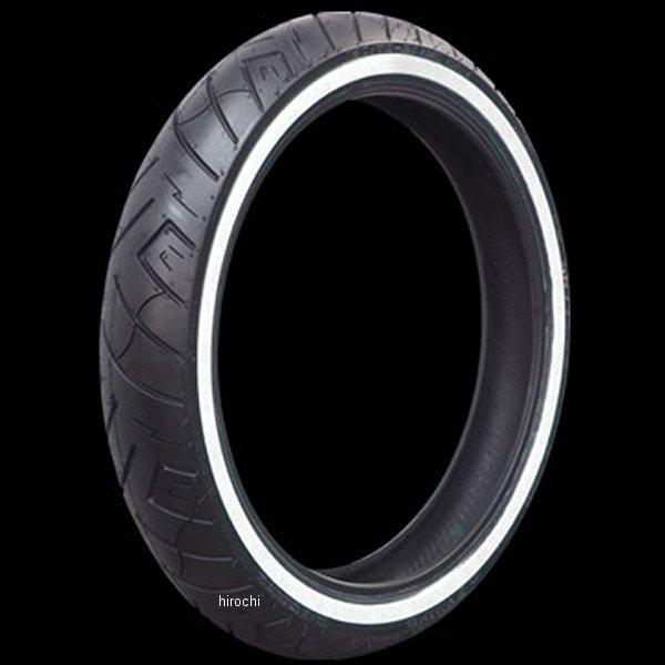 【メーカー在庫あり】 026946-NF シンコータイヤ Shinko Tires SR777 ホワイトウォール 120/70-21 68V 21インチホイール装着車 フロント 黒/白 SP店｜hirochi3