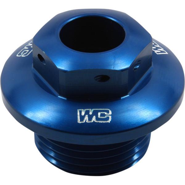 0410-0254 ワークスコネクション Works Connection ステアリング ステムナット 14年-16年 ハスクバーナ 青 SP店