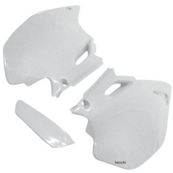【USA在庫あり】 0520-0147 ユーフォープラスト UFO PLAST サイドパネル 03年-06年 WR450F、WR250F 白 SP店